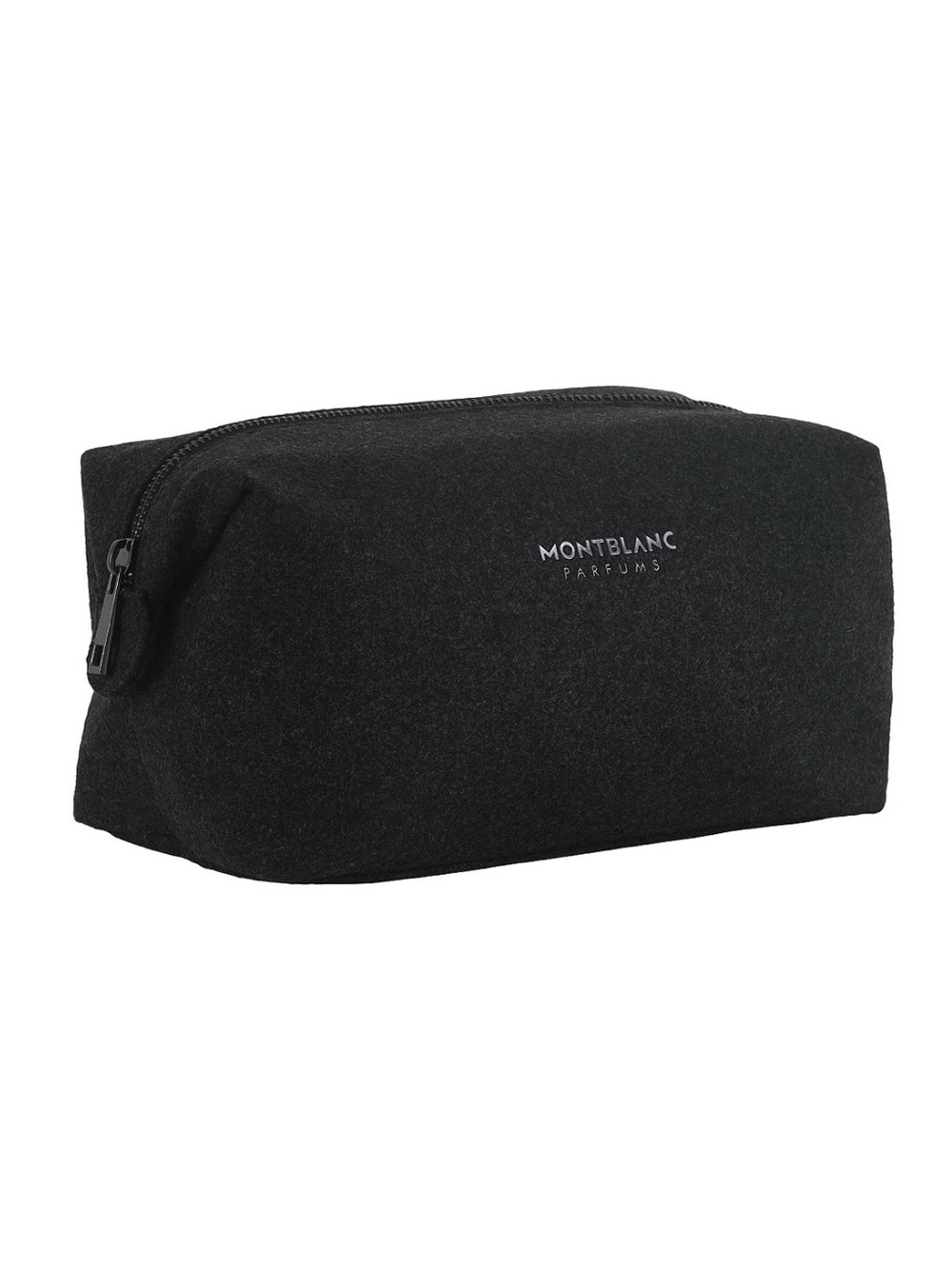 Authentic Montblanc Parfums Large Black Travel Toiletry Bag